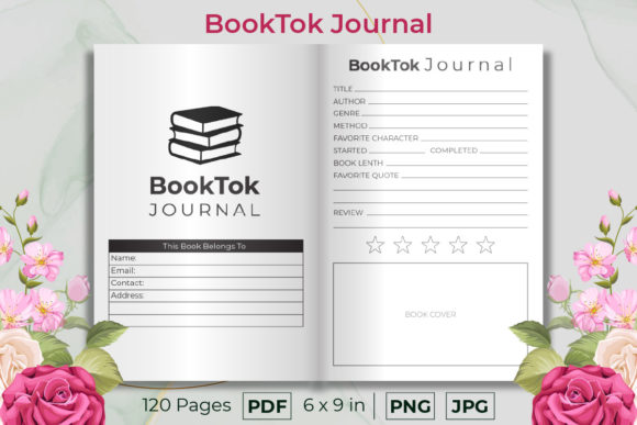 Booktok Journal 100 Books KDP Interior