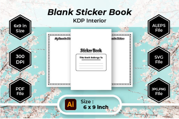 Discover the Versatility of Blank Sticker Album Book KDP Interior