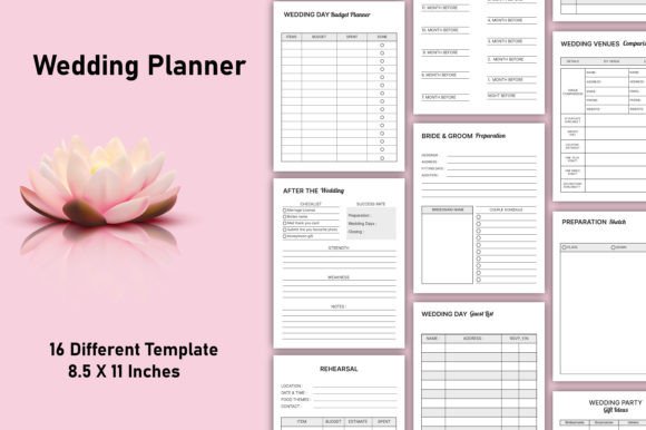 Editable Wedding Planner for KDP: Your Perfect Guide