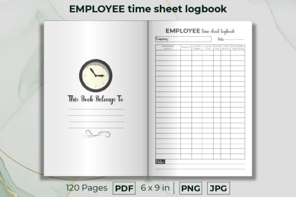 Employee Time Sheet Logbook KDP Interior: A Comprehensive Guide