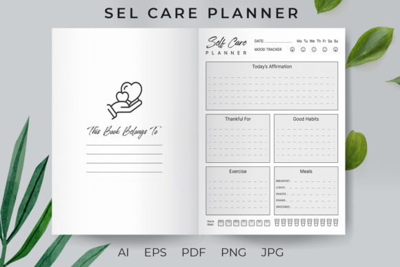 Empowering Self-Care with the Self Care Tracker KDP Interior V4