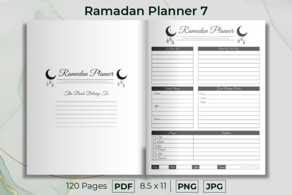 Enhance Your Ramadan Experience with the Ramadan Planner Journal KDP Interior 7