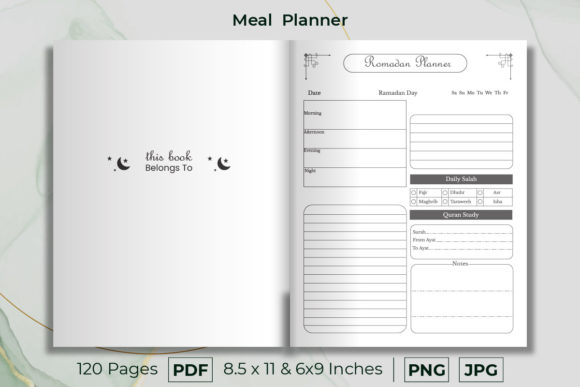 Enhance Your Ramadan Experience with the Ramadan Planner Journal KDP Interior 3