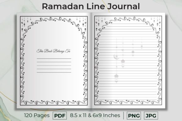 Explore the Beauty of Decorated Floral Ramadan Journal