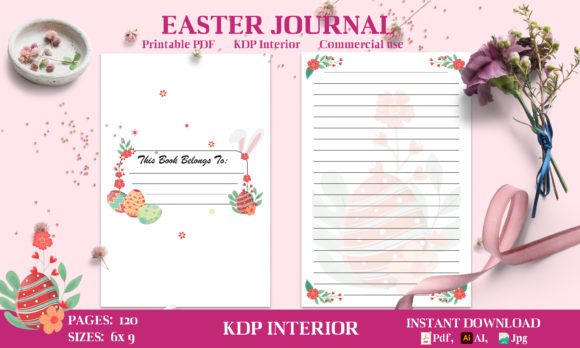 Floral Easter Printable Journal: A Strategic Tool for Creativity and Planning