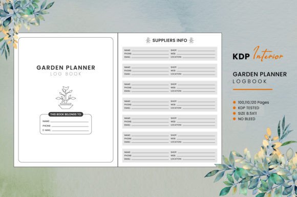 Garden Planner Log Book – KDP Interior: A Comprehensive Guide