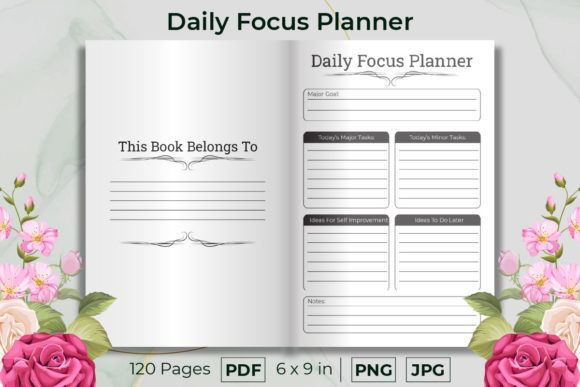 Maximize Your Productivity with the Daily Focus Planner KDP Interior