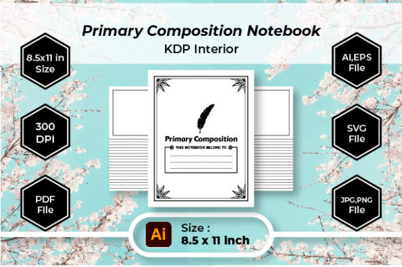 Primary Composition Notebook Interior: A Versatile Tool for Creative and Educational Use