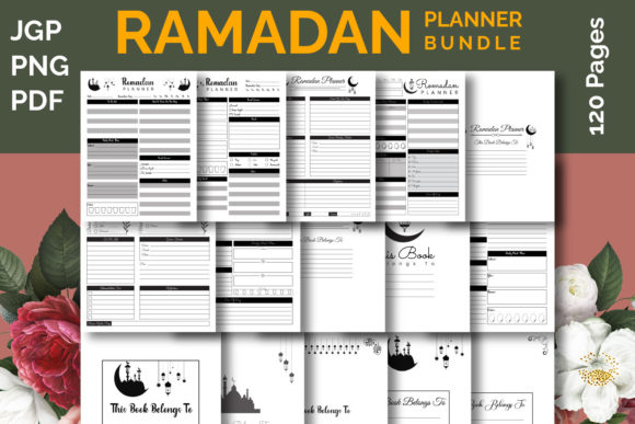 Ramadan Planner Journal Bundle for KDP