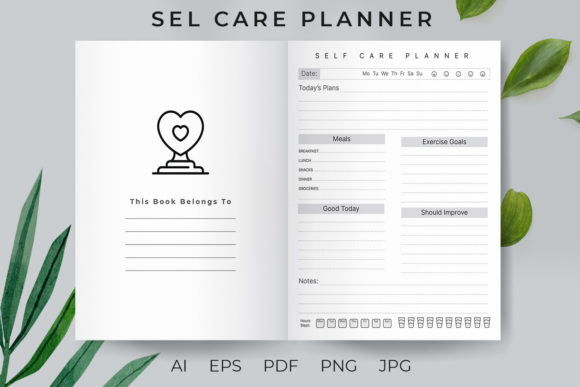 Self Care Tracker KDP Interior V5: Your Ultimate Self-Care Companion