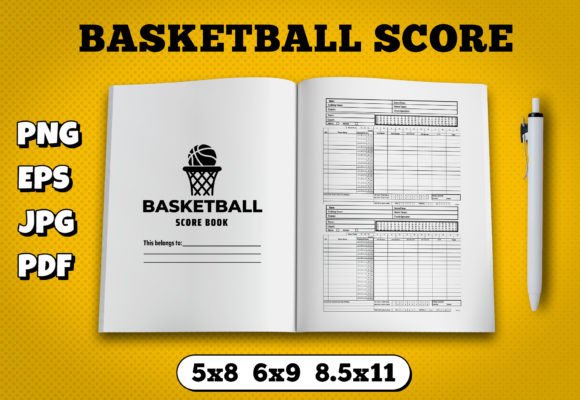 Transform Your Publishing Game with a High-Quality Basketball Score Book Kdp Interior
