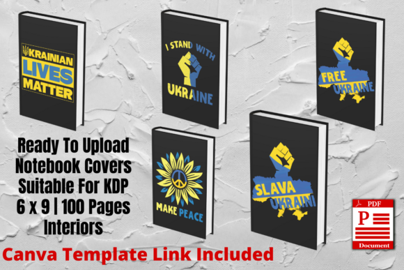 Ukraine Slava Ukraini Notebook Covers
