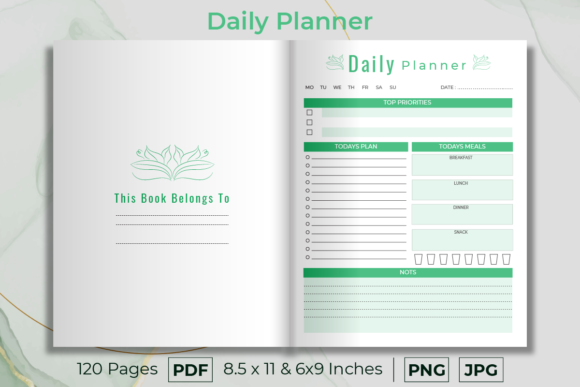 Unlock Creativity with Daily Planner KDP Interior 5